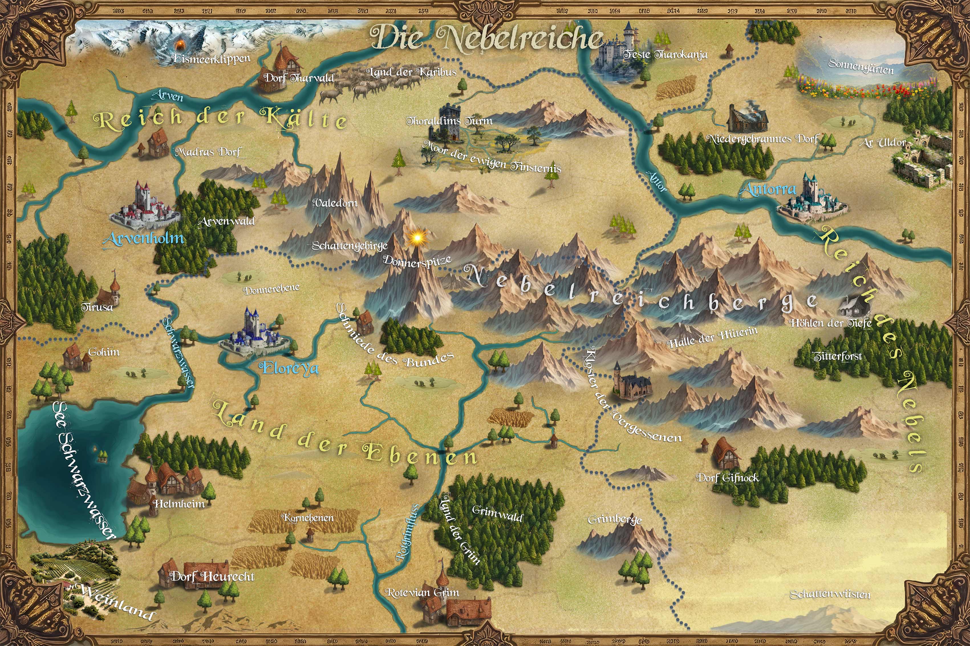 Karte der Nebelreiche